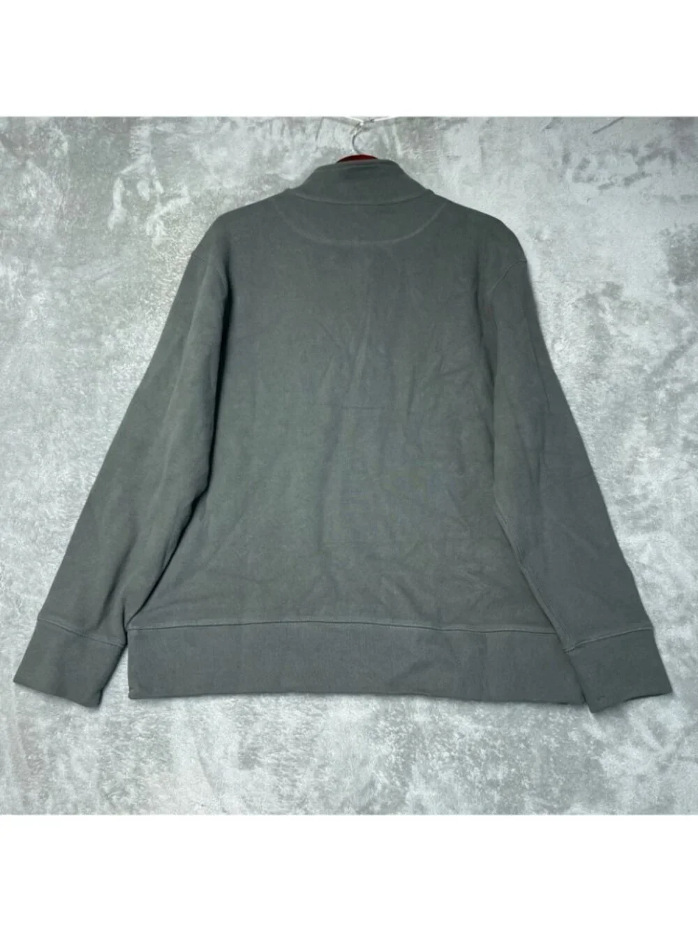 Banana Republic Men's XL Green  1/4-Zip Pullover Sweatshirt Cotton Blend e1434